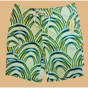 Tommy Bahama Mens Swim Trunk 32 Tropical Print NWT